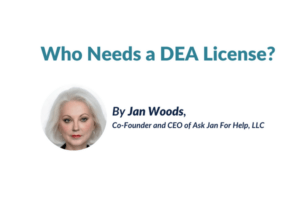 who needs a DEA license