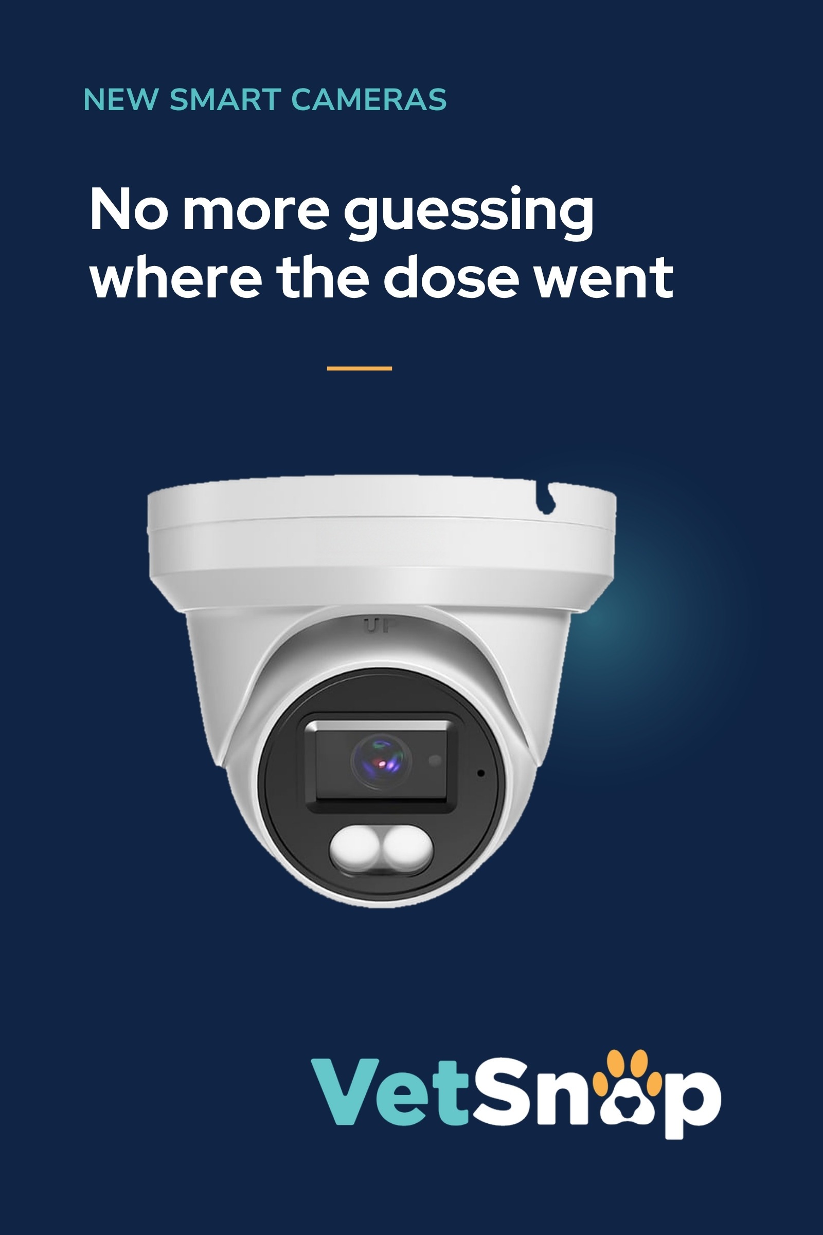 New VetSnap smart cameras: no more guessing where the dose went
